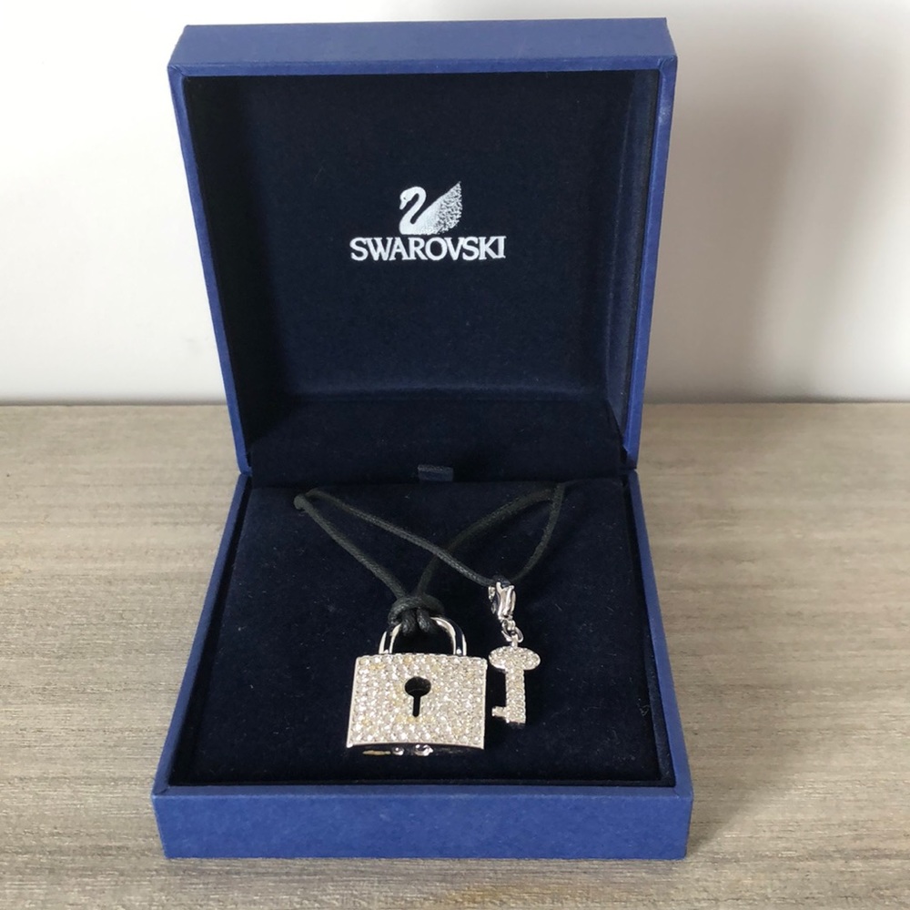 Swarovski Lock & Key Necklace